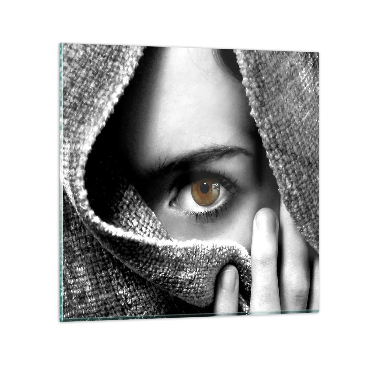 Tablou pe sticlă - Află secretul - 30x30 cm