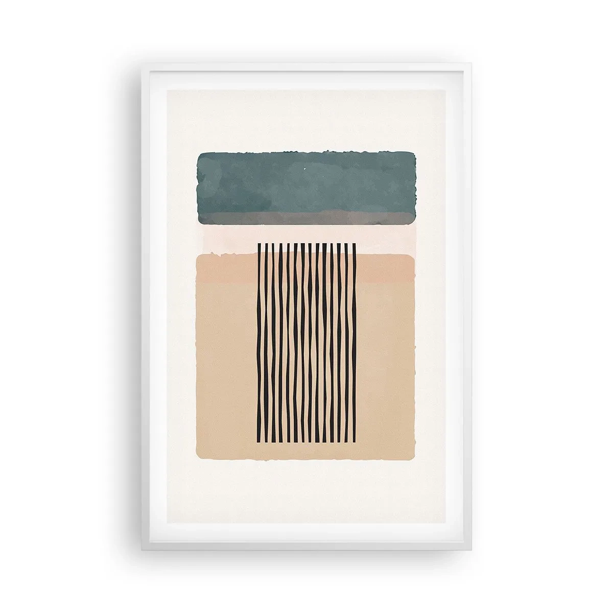 Poster în ramă albă - Totul este în regulă - 61x91 cm