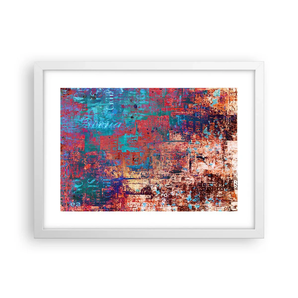 Poster în ramă albă - Memorie și uitare - 40x30 cm