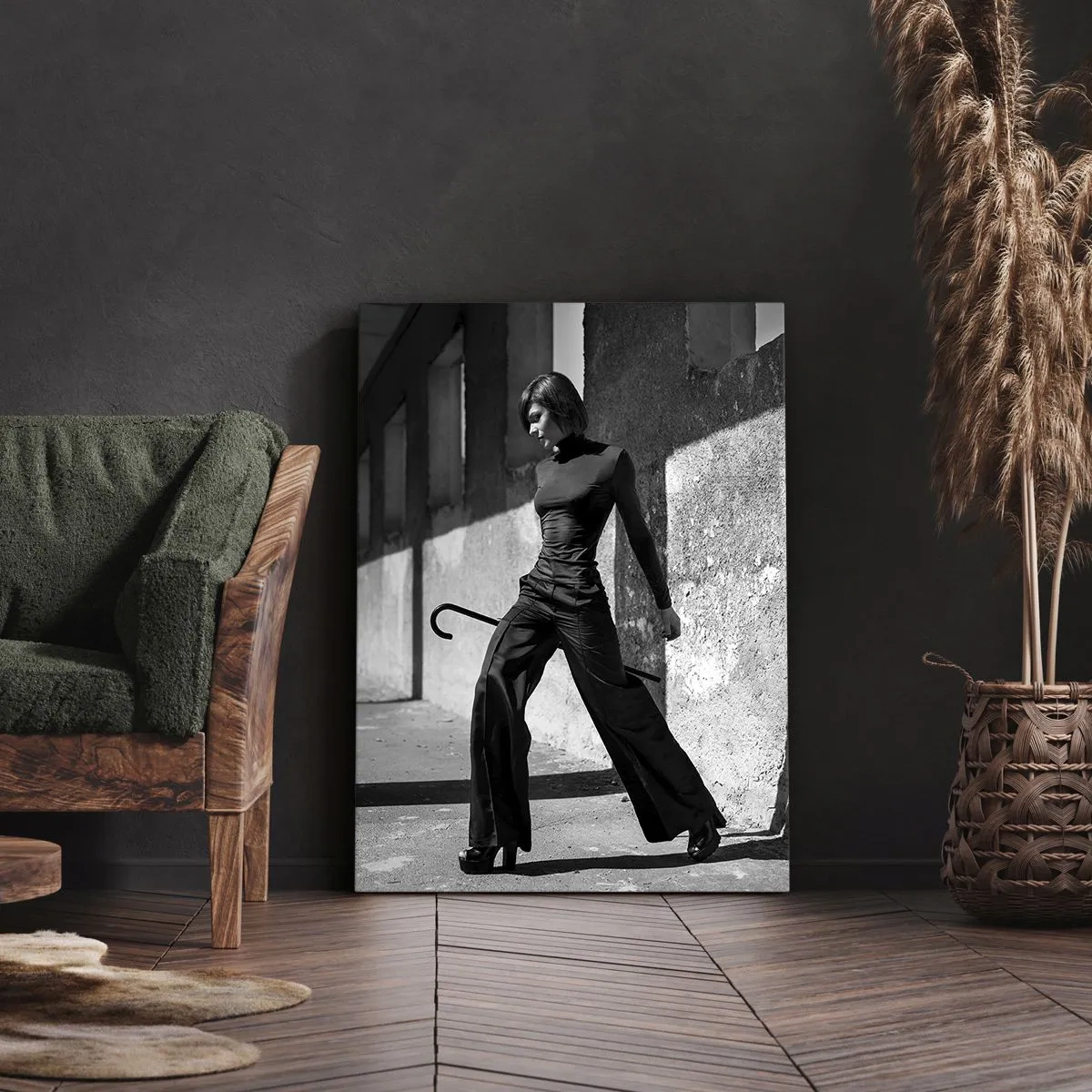 Tablou pe pânză -  Eleganță urbană - 55x100 cm