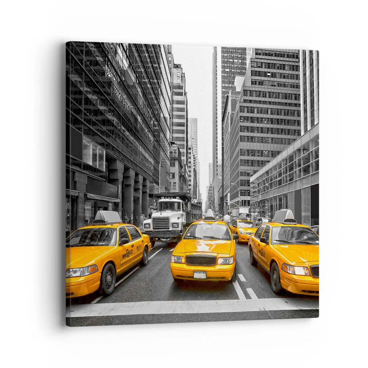 Tablou pe pânză - Noi suntem cei care colorăm orașul - 40x40 cm