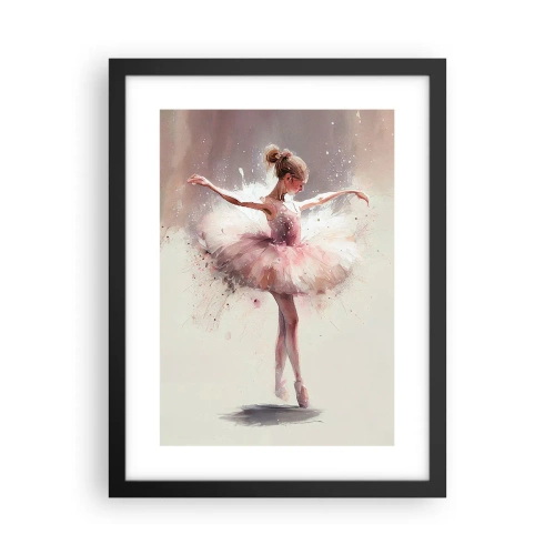 Poster în ramă neagră - Ca o pasăre tânără - 30x40 cm