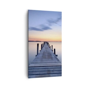 Tablou pe pânză - Calmul unui amurg senin - 55x100 cm