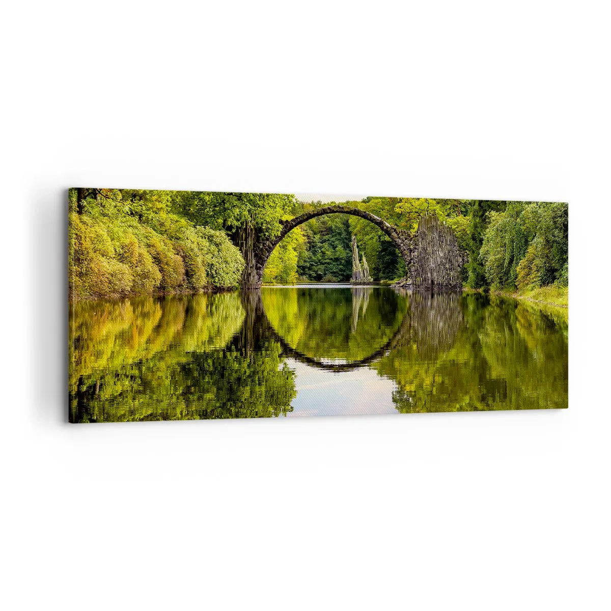 Tablou pe pânză - La punctul de întâlnire a două lumi - 100x40 cm