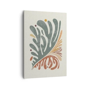 Tablou pe pânză - Frunză multicoloră - 50x70 cm