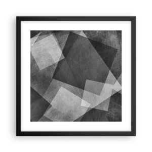 Poster în ramă neagră - Un simbol etern al permanenței și al ordinii - 40x40 cm