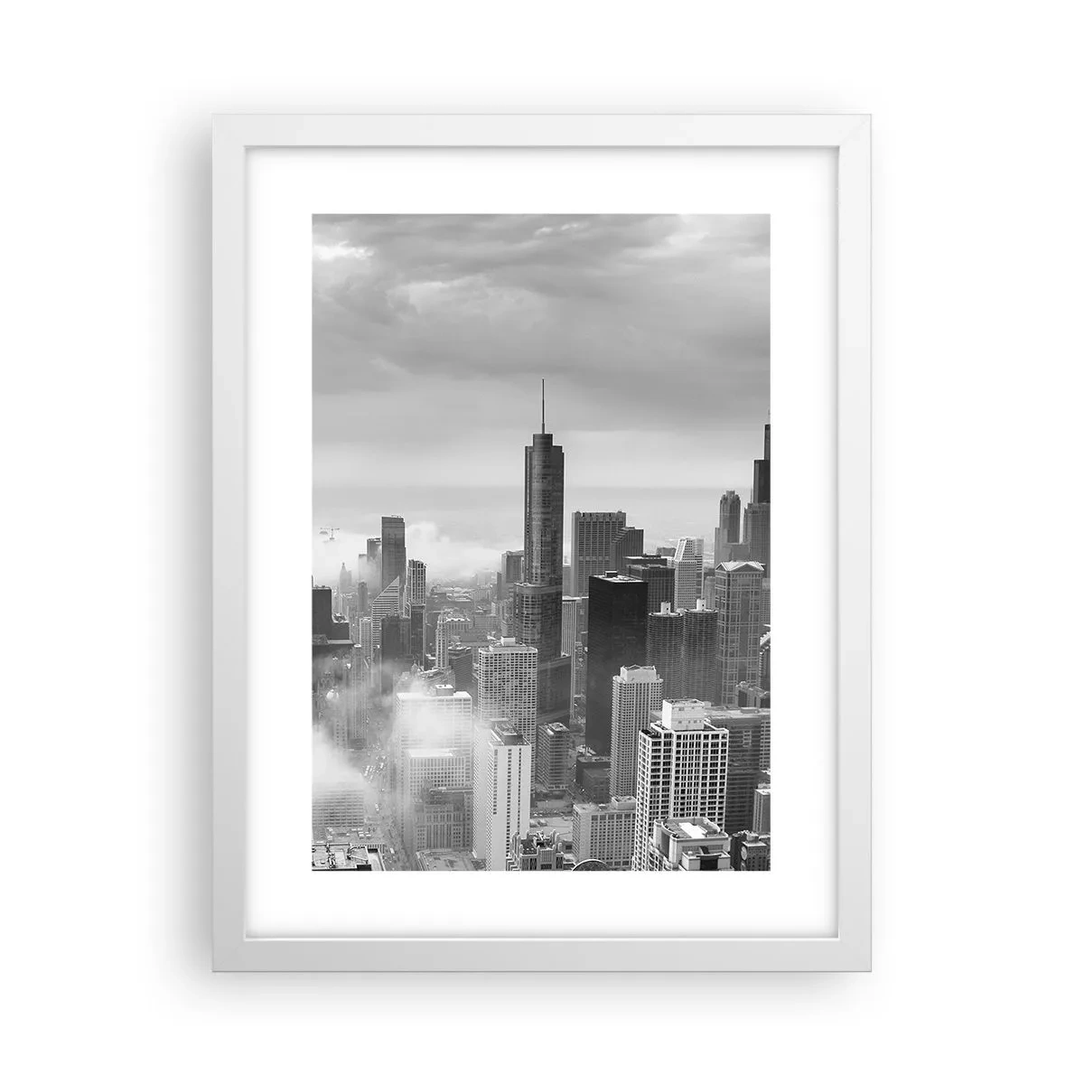 Poster în ramă albă - Peisaj american - 30x40 cm