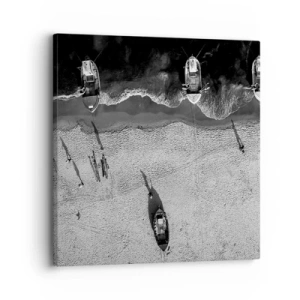 Tablou pe pânză - Tot pe țărm... - 30x30 cm