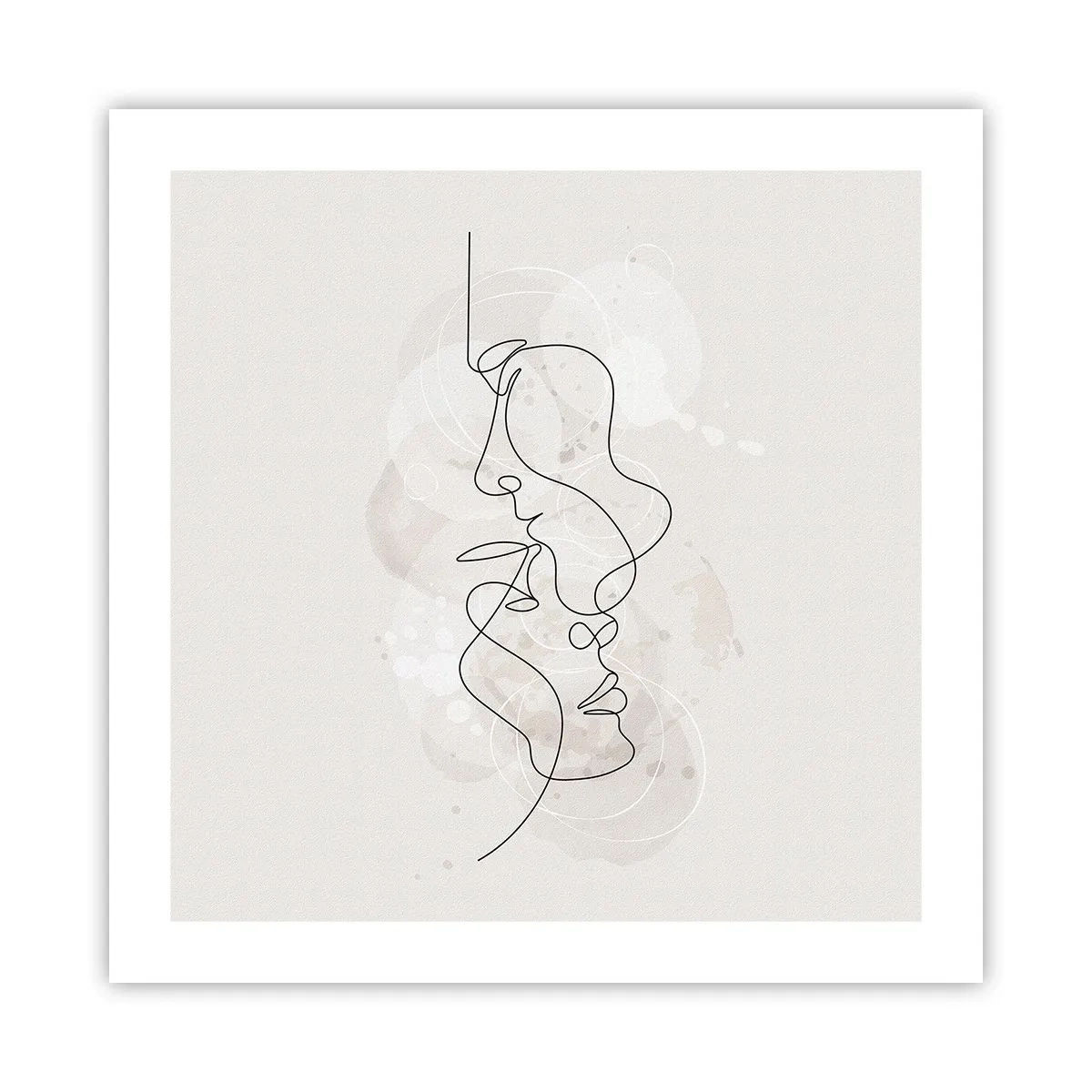 Poster - Încurcați într-o îmbrățișare - 50x50 cm