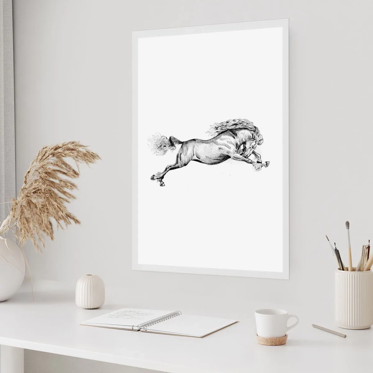 Poster - Oprit din galop - 30x40 cm