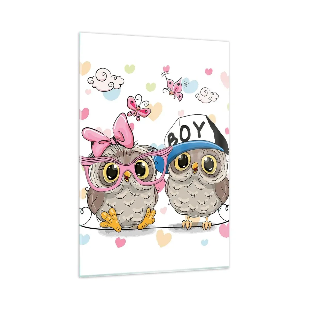 Tablou pe sticlă - Să ne iubim! - 80x120 cm