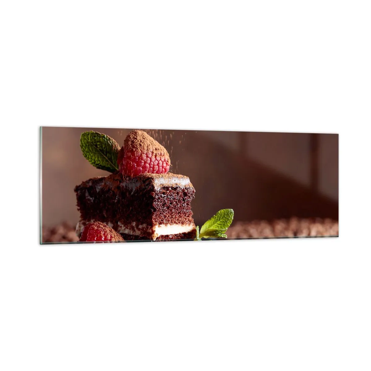 Tablou pe sticlă - Viața este dulce - 90x30 cm