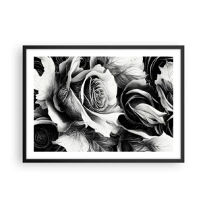 Poster în ramă neagră - Mereu regina - 70x50 cm