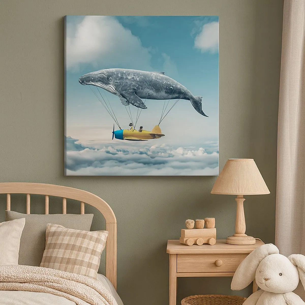 Tablou pe pânză - De ce nu? - 30x30 cm