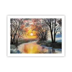 Poster - Atmosferă de toamnă - 70x50 cm