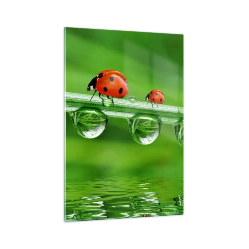 Tablou pe sticlă - Pe drum toată vara - 70x100 cm