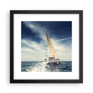 Poster în ramă neagră - Nu ne vor prinde din urmă! - 30x30 cm