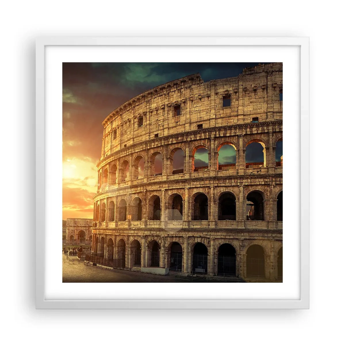 Poster în ramă albă - Impresie colosală - 50x50 cm