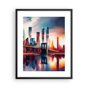 Poster în ramă neagră - New York fenomenal - 40x50 cm