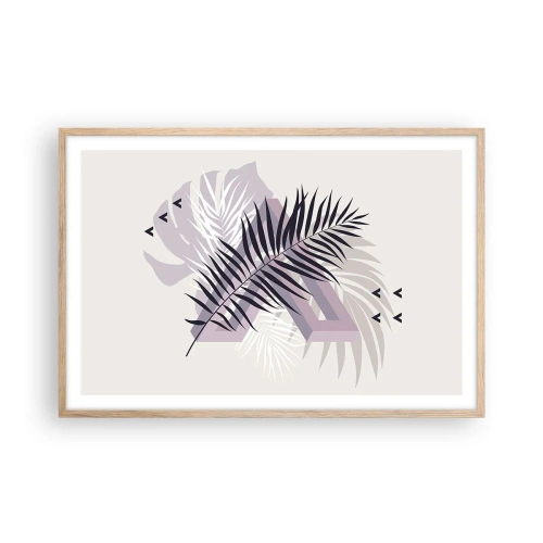 Poster în ramă de stejar deschis - Umbra unei umbre - 91x61 cm