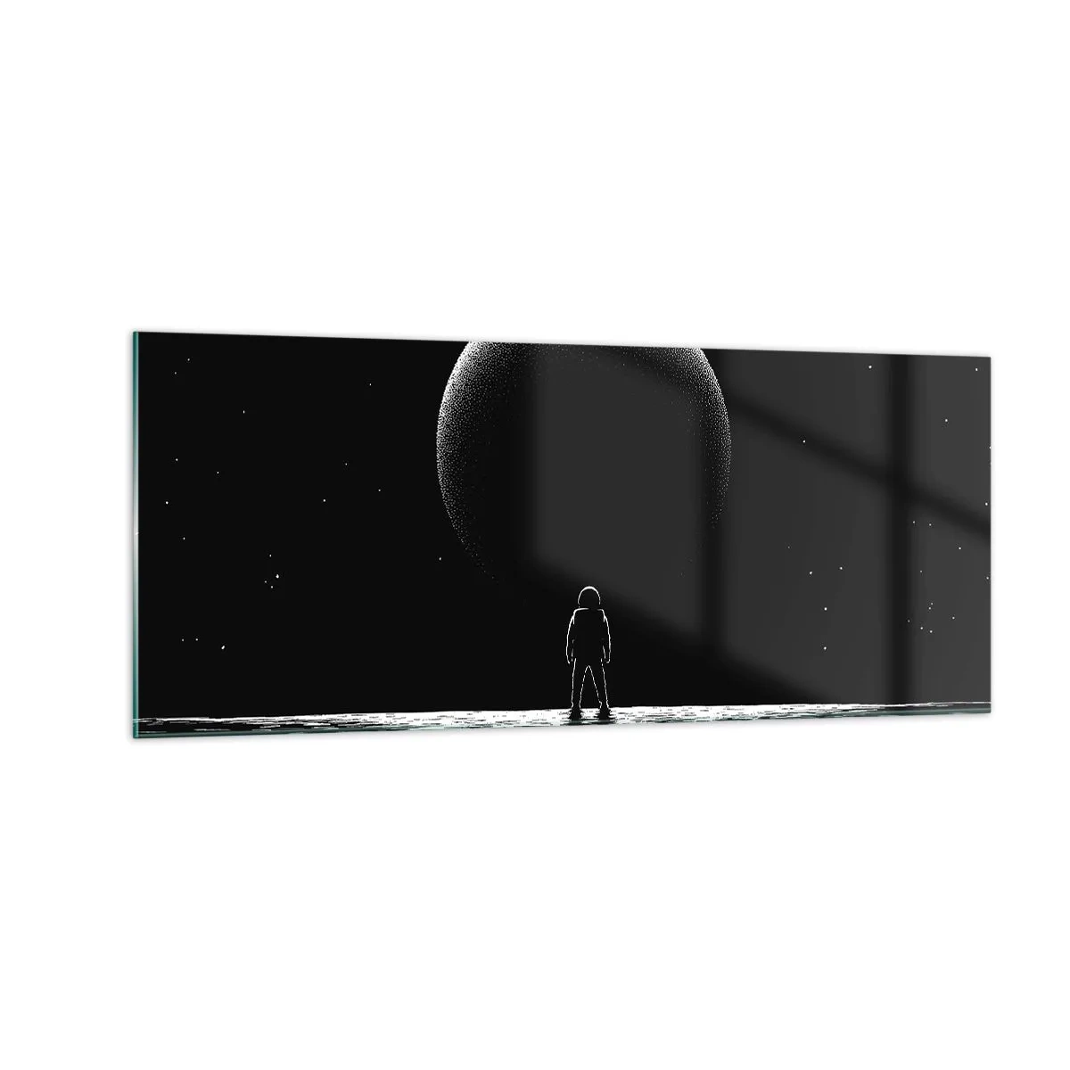 Tablou pe sticlă - Față în față - 100x40 cm