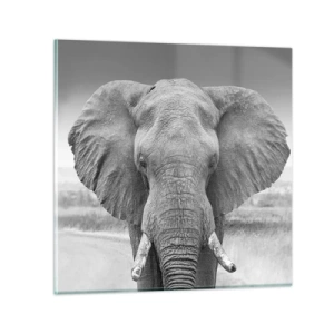 Tablou pe sticlă - Bun venit în lumea mea - 70x70 cm