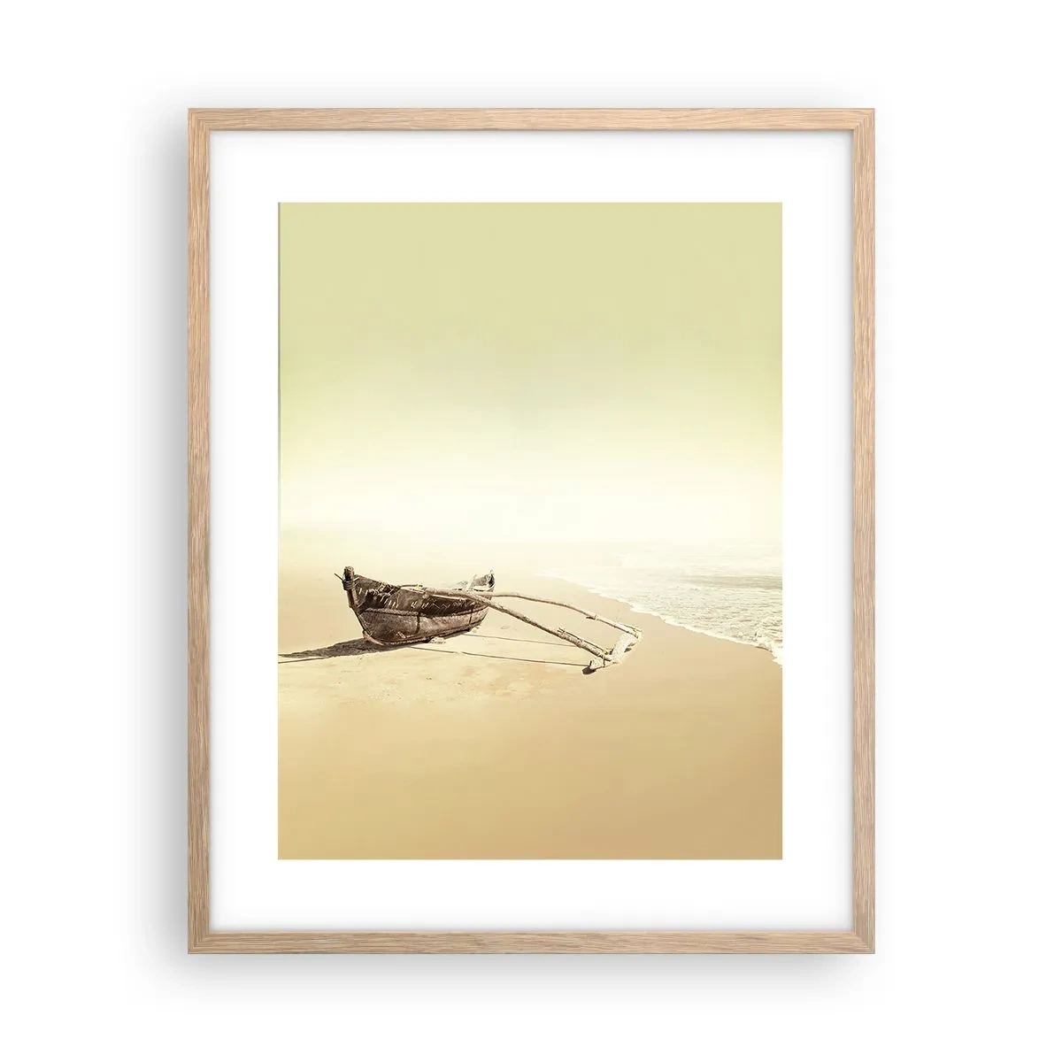 Poster în ramă de stejar deschis - O amintire din Mările Sudului - 40x50 cm