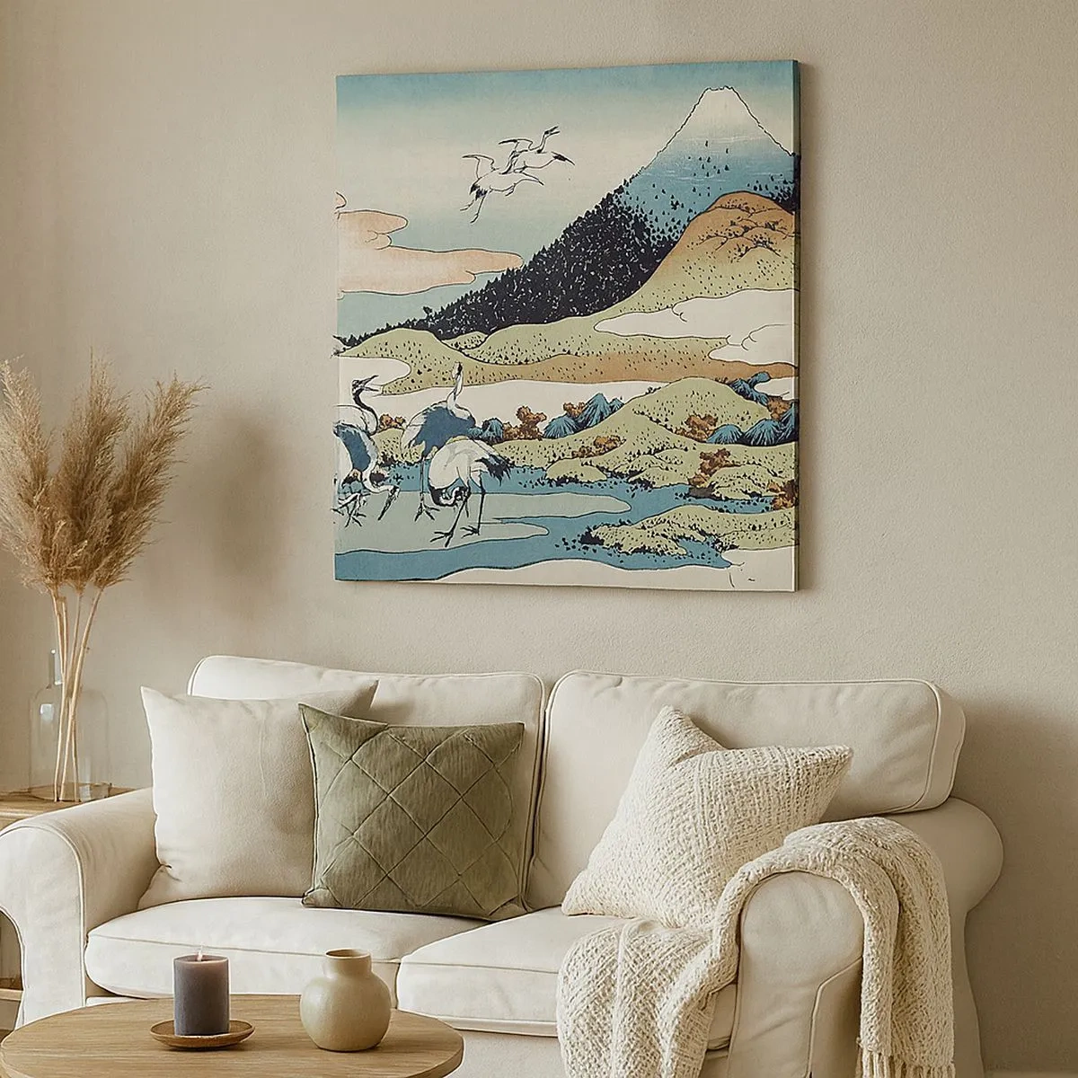 Tablou pe pânză - În mod japonez - 30x30 cm