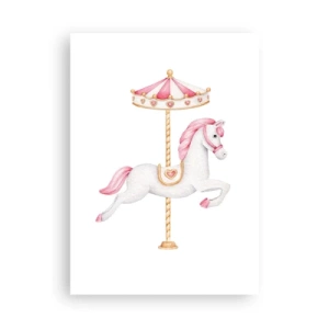 Poster - A pornit la cursă - 50x70 cm