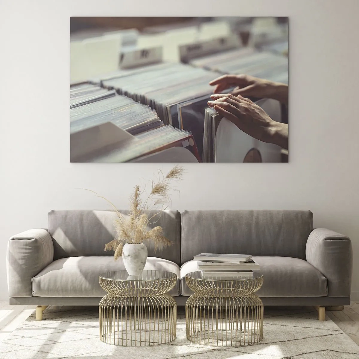 Tablou pe sticlă - În căutarea emoțiilor - 70x50cm - În căutarea emoției - Decorațiune modernă pentru perete pentru living și dormitor ARTTOR