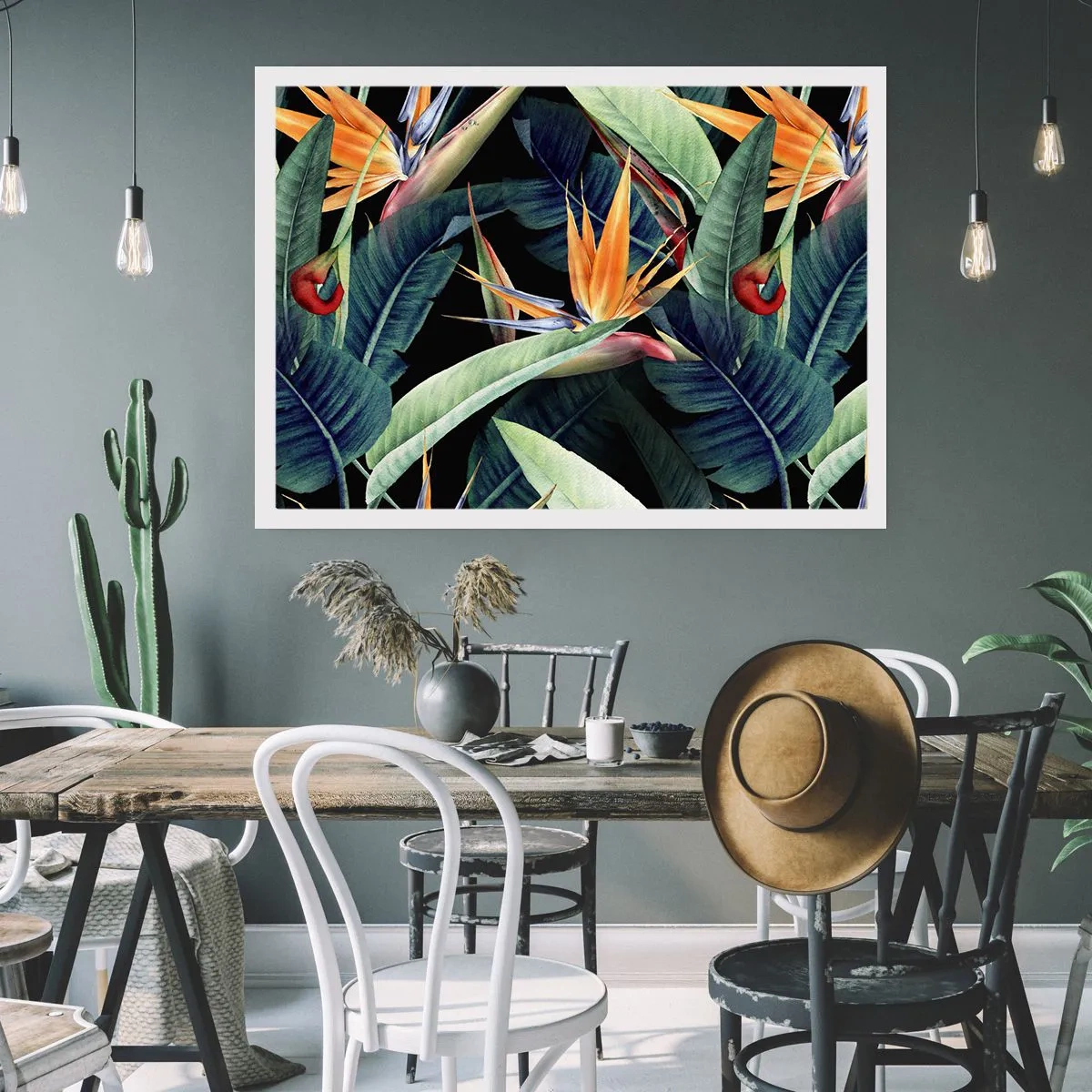 Poster - Florile de flacără ale tropicelor - 40x30 cm