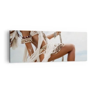 Tablou pe pânză - Preoteasa Soarelui - 140x50 cm