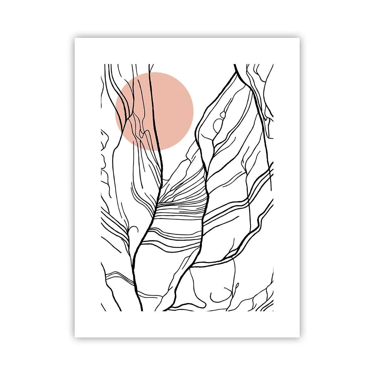 Poster - Într-o rețea de crengi - 30x40 cm