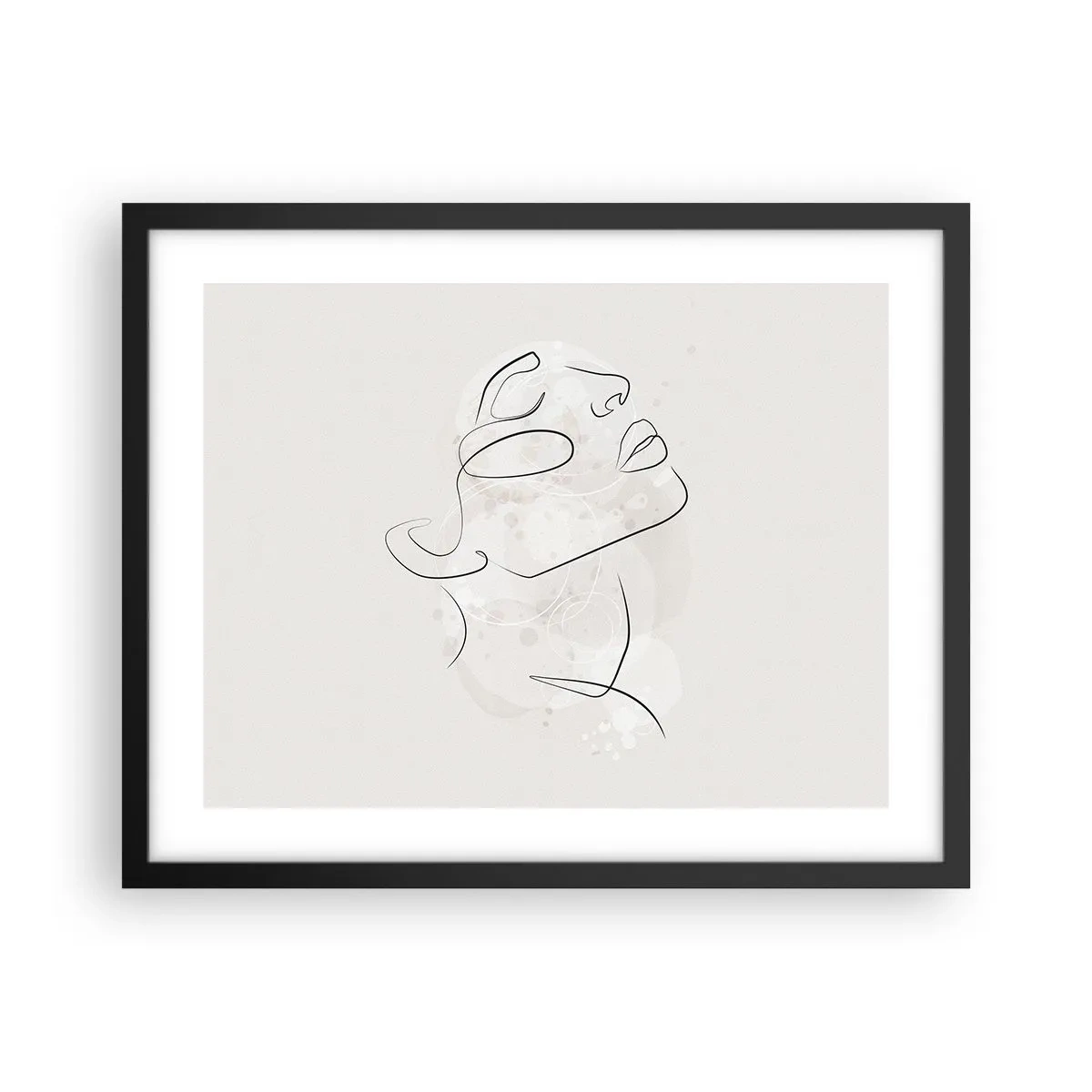 Poster în ramă neagră - Schiță de vis - 50x40 cm