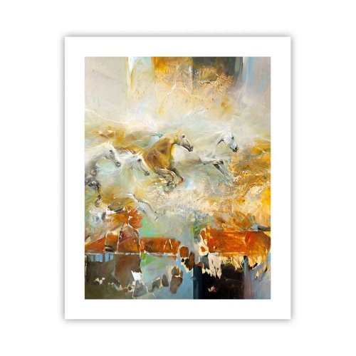 Poster - Galopând prin lumină - 40x50 cm
