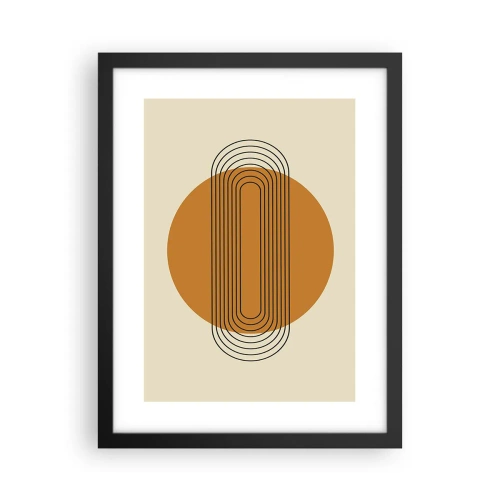 Poster în ramă neagră - Planul perfect - 30x40 cm