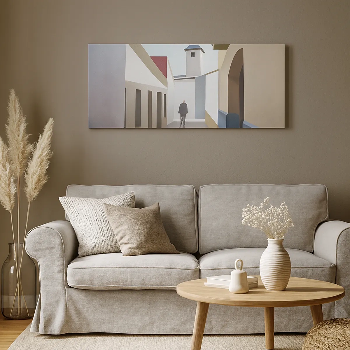 Tablou pe pânză - Plimbare însorită - 30x30 cm