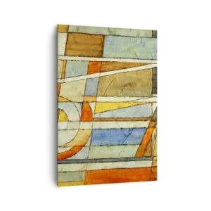 Tablou pe pânză - Cubismul în construcție - 70x100 cm