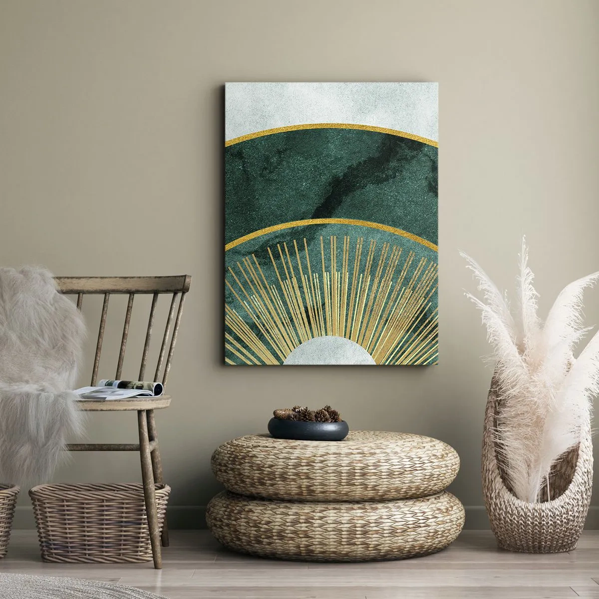 Tablou pe pânză - Un alt sistem solar - 65x120 cm