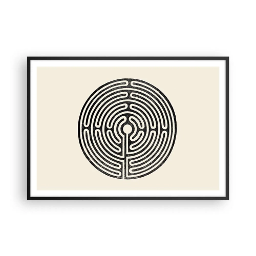 Poster în ramă neagră - Ordine secretă - 100x70 cm