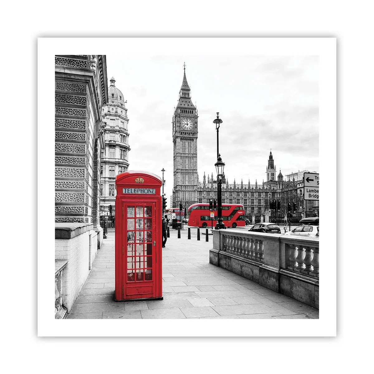 Poster - Fără îndoială, Londra - 60x60 cm
