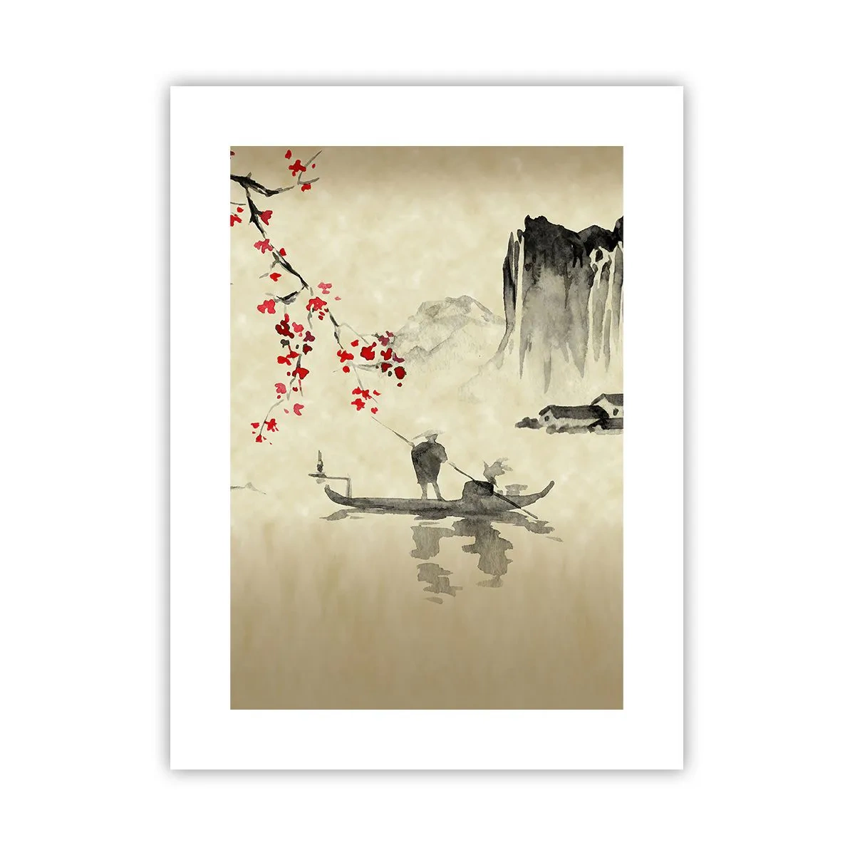 Poster - În țara florilor de cireș - 30x40 cm