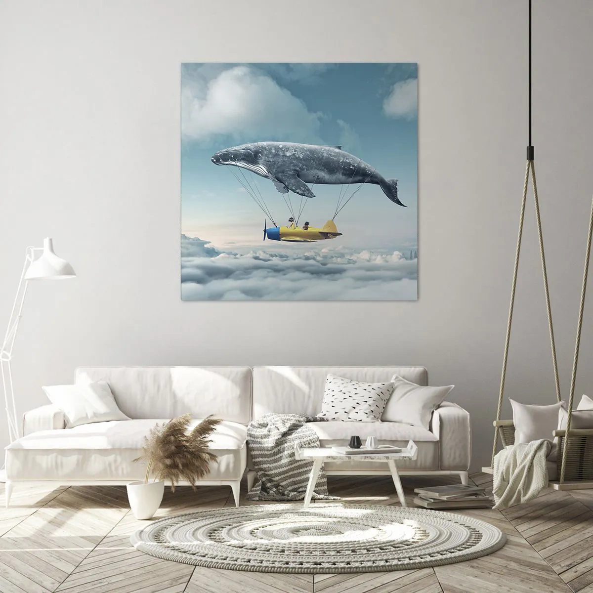 Tablou pe pânză - De ce nu? - 50x50 cm