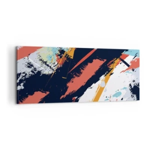 Tablou pe pânză - Compoziție dinamică - 100x40 cm