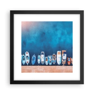 Poster în ramă neagră - Aliniere - 30x30 cm