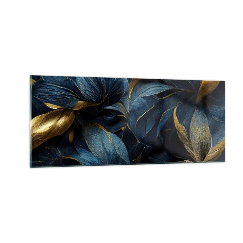 Tablou pe sticlă - Căptușită cu aur - 100x40 cm