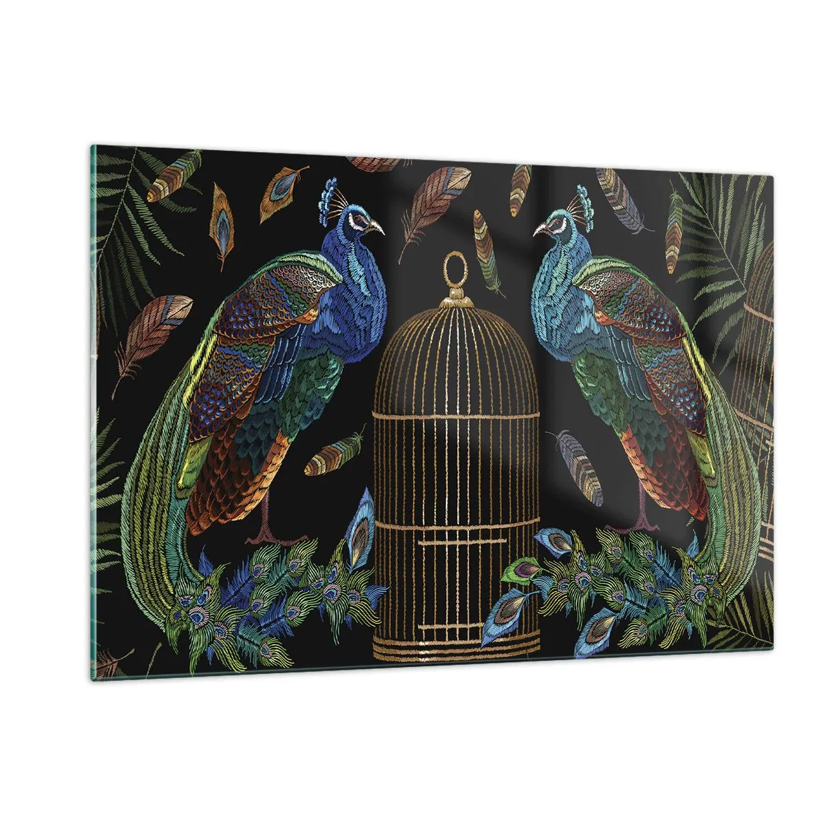 Tablou pe sticlă - În veșmânt regal - 120x80 cm