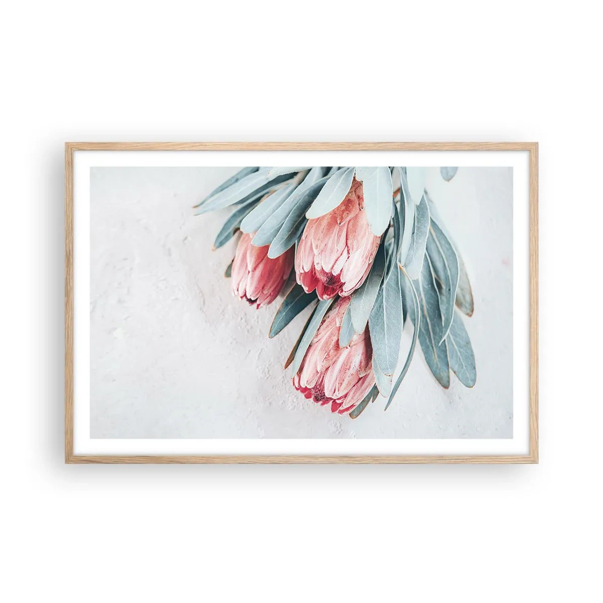 Poster în ramă de stejar deschis - Rușinate de propria lor frumusețe - 91x61 cm