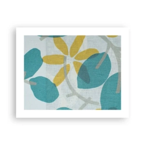 Poster - Printre frunzele de azur - 50x40 cm