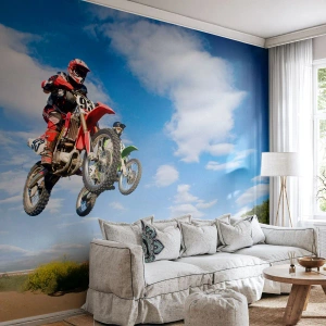 Tapet Premium Sand - Salt în cer - Motocross, Automobile, Sport - 100x70 cm